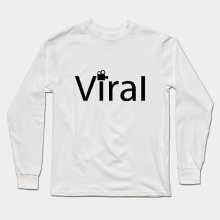 Viral going viral artistic design Long Sleeve T-Shirt